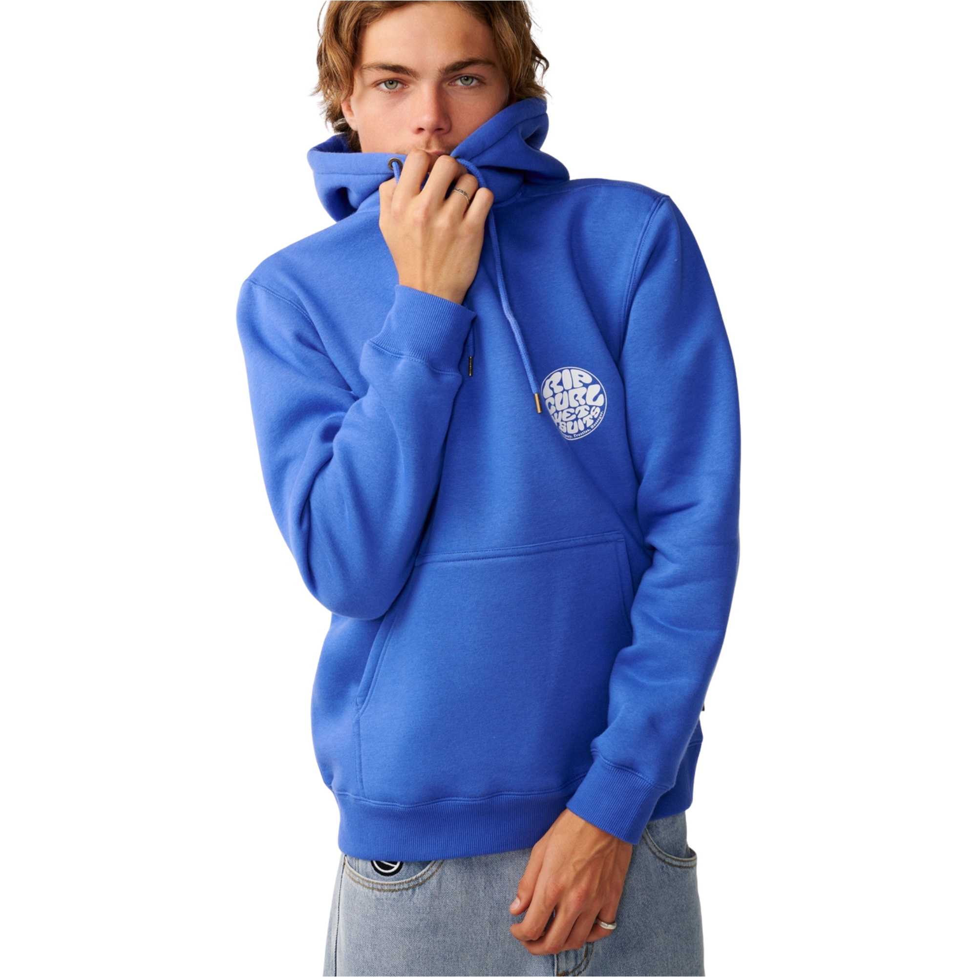 2026 Rip Curl Hombres Traje De Buceo Icon Hoodie CFEGM9 - Deep Riverside